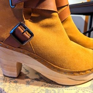 FREE People Bungalow clog boots 39, 8.5 EUC!